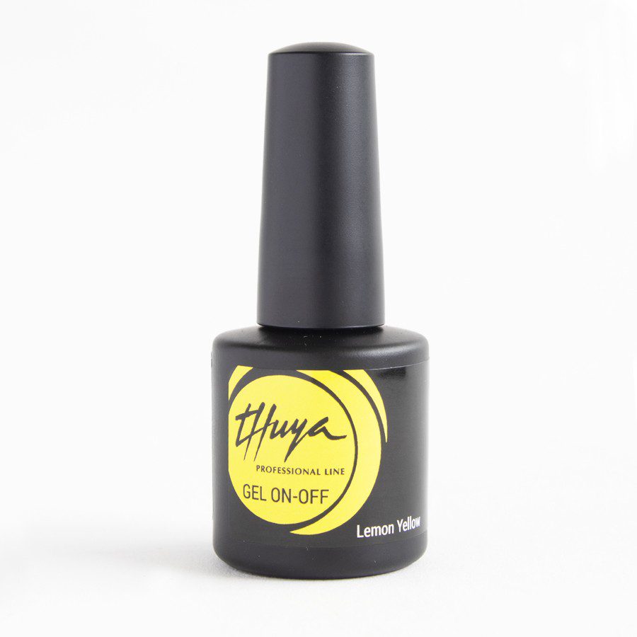 THUYA permanent nail polish gel On-Off Géllakk- Lemon yellow 7 ml