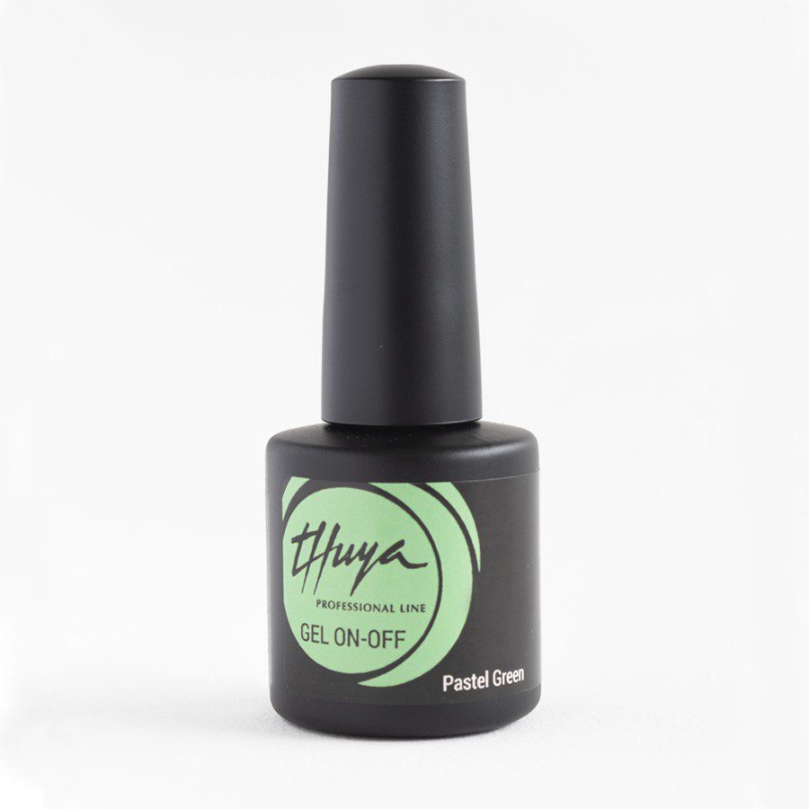THUYA permanent nail polish gel On-Off Géllakk- Pastel green 7 ml