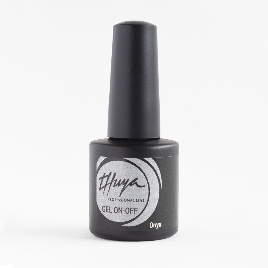 THUYA permanent nail polish gel On-Off Géllakk- Onyx 7 ml