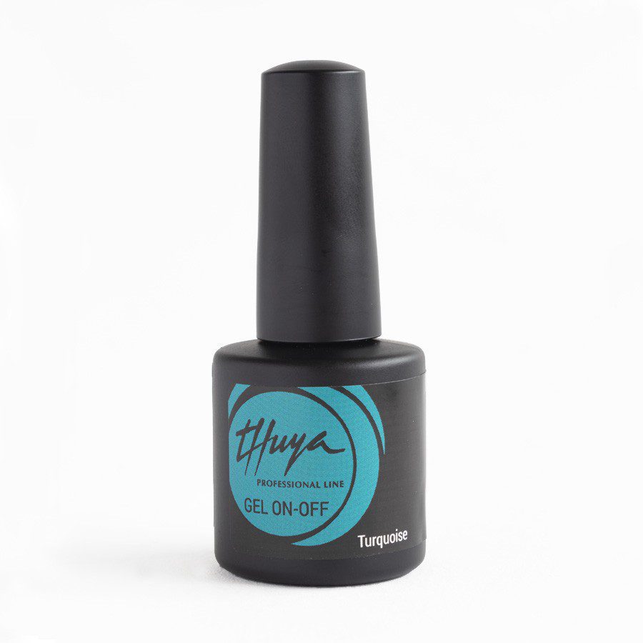 THUYA permanent nail polish gel On-Off Géllakk- Turquoise 7 ml