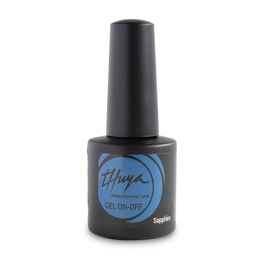 THUYA permanent nail polish gel On-Off Géllakk- Sapphire 7 ml