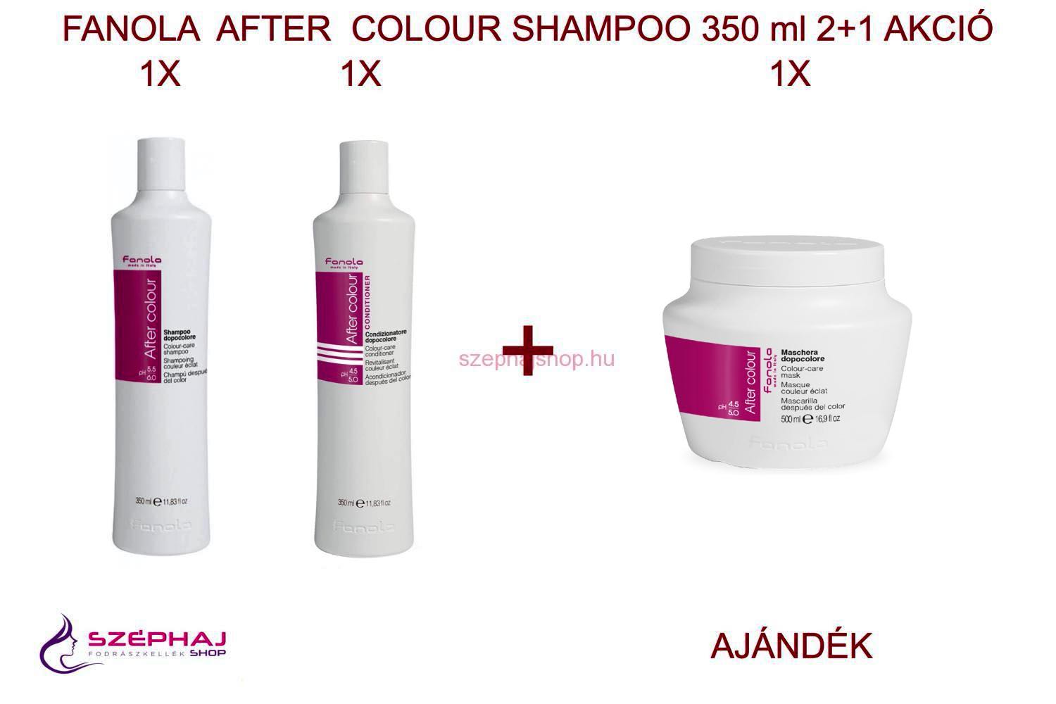 FANOLA After Colour Sampon & Kondícionáló 350 ml 2+1 AKCIÓ