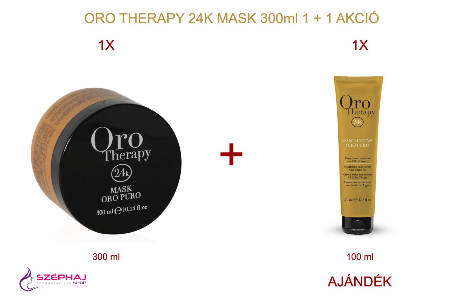 FANOLA ORO Therapy Mask 300 ml 1+1 AKCIÓ