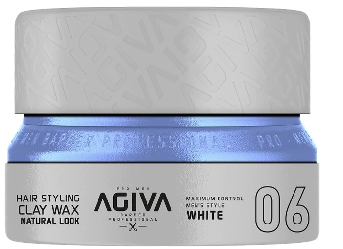 AGIVA 06 Hair Styling Clay Wax Natural Look White 155 ml