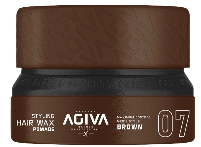 AGIVA 07 Styling Hair Wax Pomade Brown 155 ml