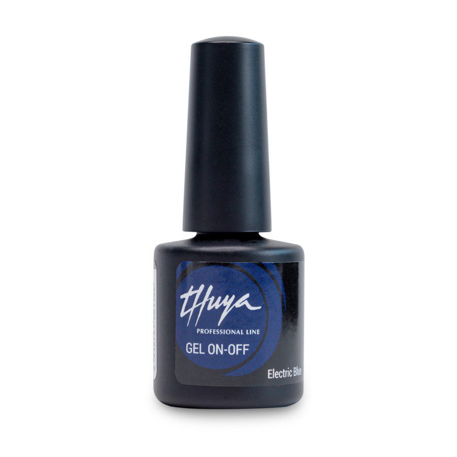 THUYA permanent nail polish gel On-Off Géllakk- Electric blue 7 ml
