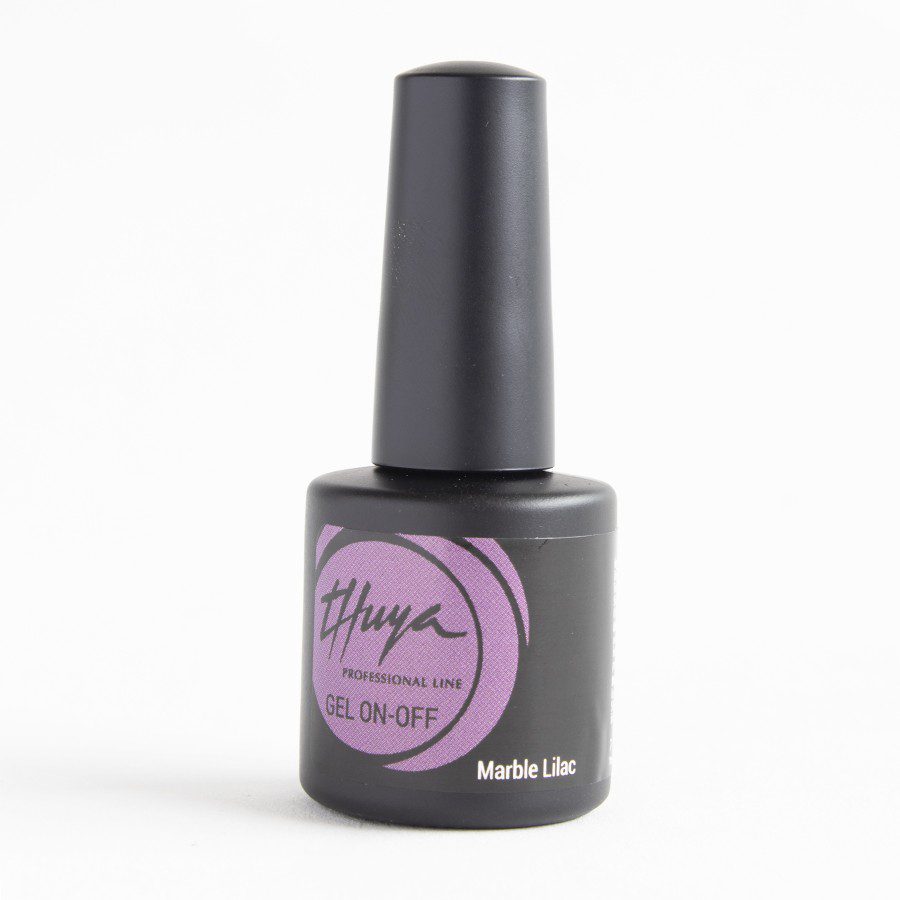 THUYA permanent nail polish gel On-Off Géllakk- Marble lilac 7 ml