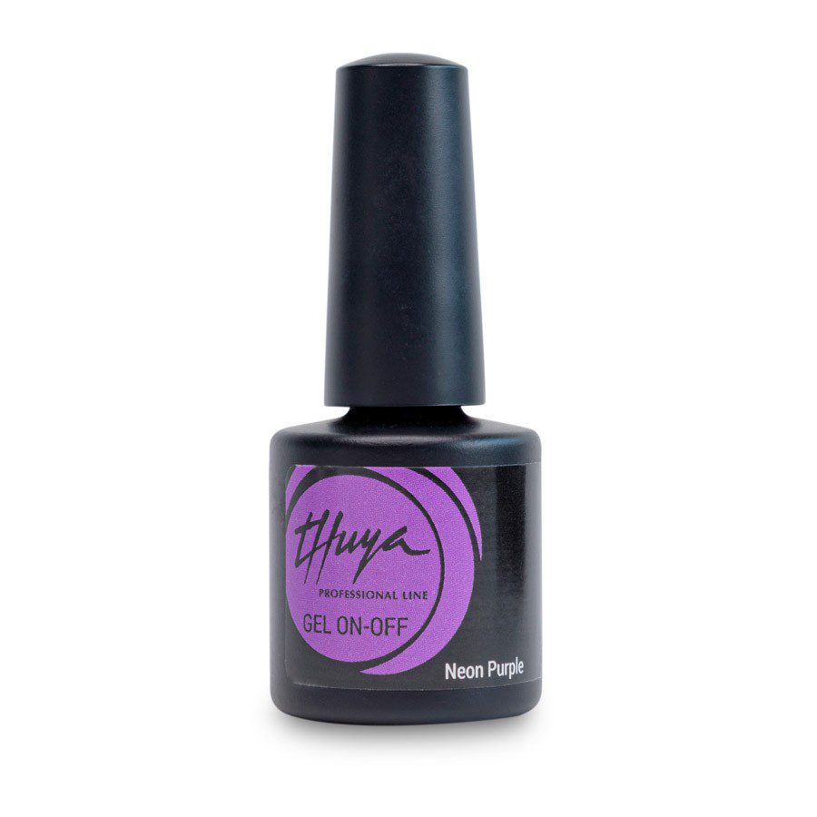 THUYA permanent nail polish gel On-Off Géllakk- Neon purple 7 ml
