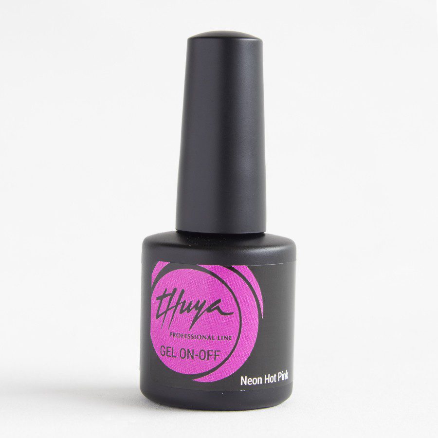 THUYA permanent nail polish gel On-Off Géllakk- Neon hot pink 7 ml