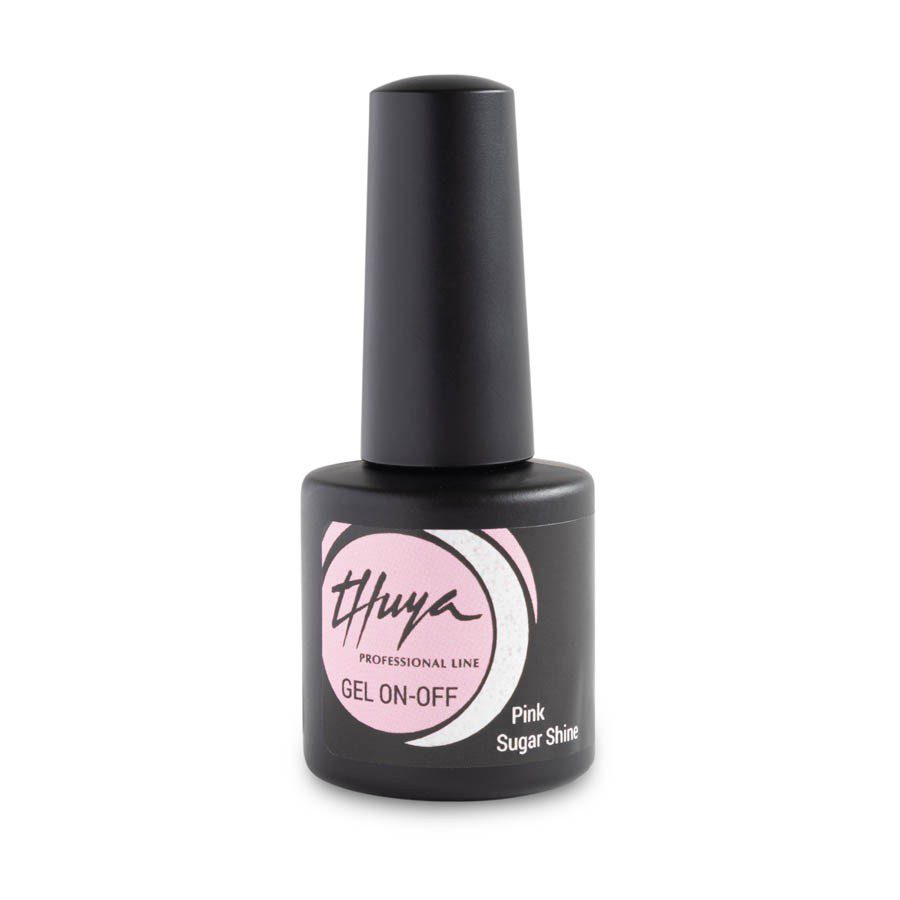 THUYA permanent nail polish gel On-Off Géllakk- Pink sugar shine 7 ml