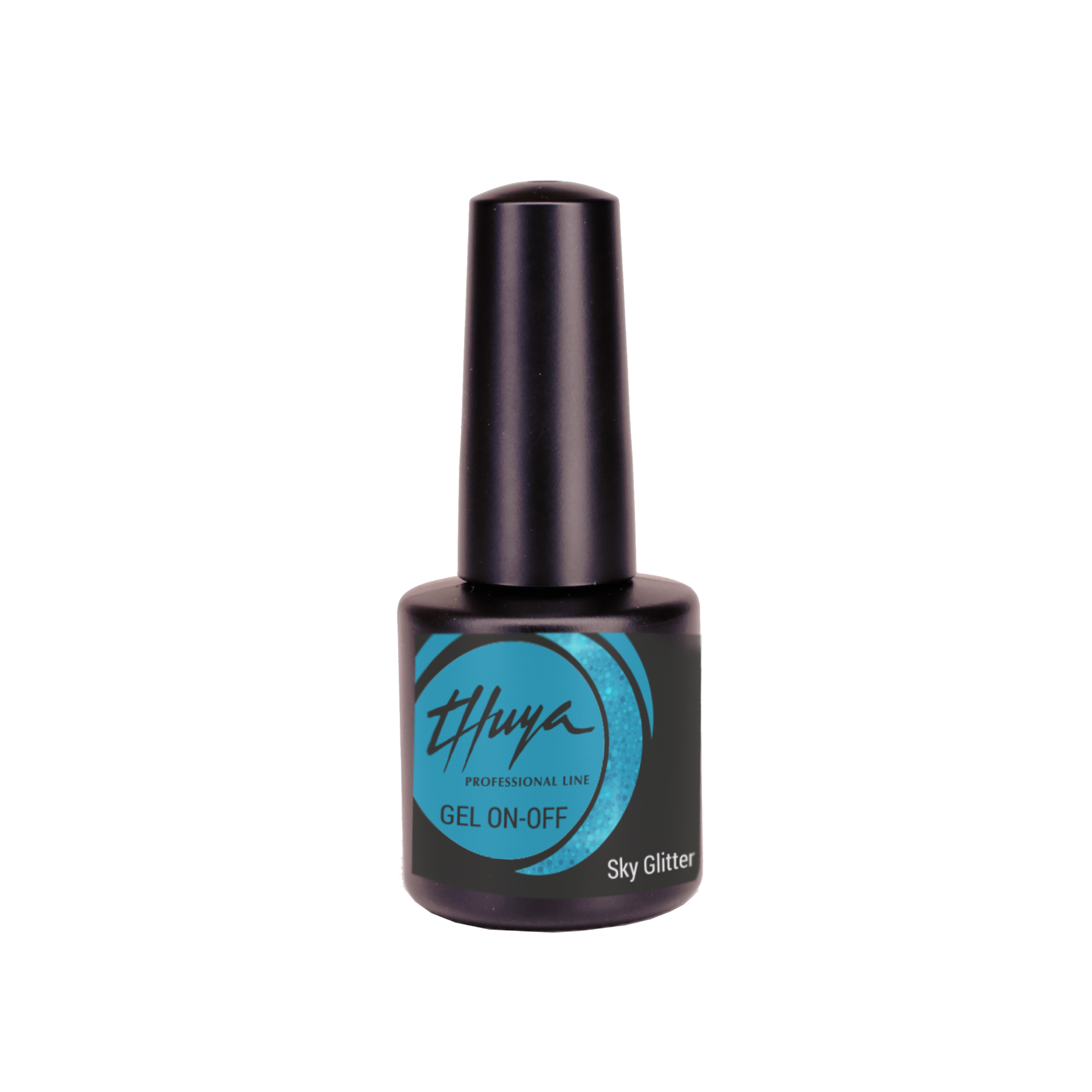 THUYA permanent nail polish gel On-Off Géllakk- Sky glitter 7 ml
