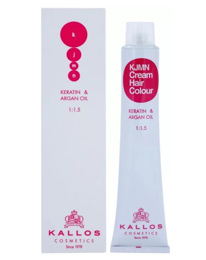 Kallos KJMN Keratin&Argán olajos Krémhajfesték 1.0 100 ml