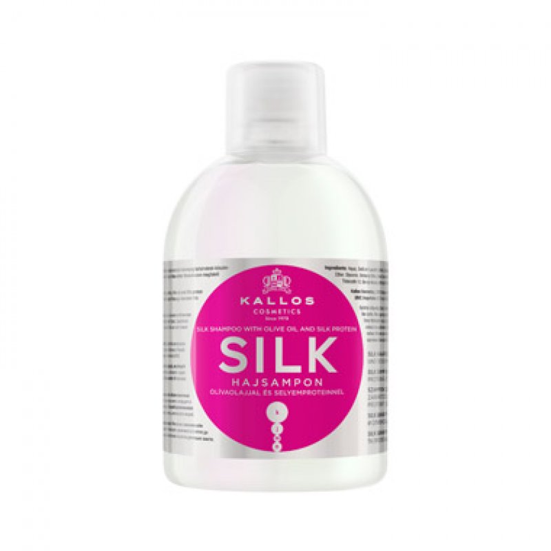 KJMN Silk Hajsampon olívaolajjal és selyemproteinnel száraz, élettelen hajra