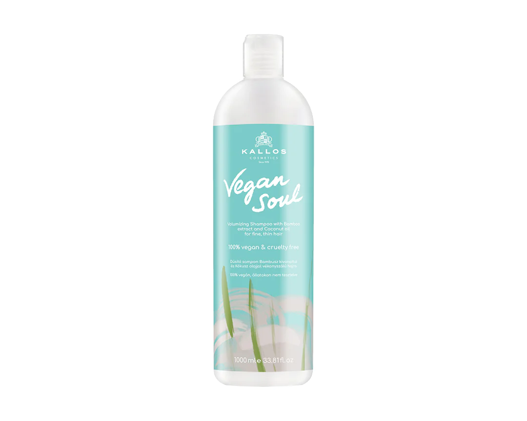 Vegan Soul Dúsító sampon Bambusz kivonattal és Kókusz olajjal 1000 ml
