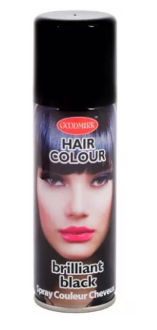 Goodmark hajszínező spray (fekete) 125 ml