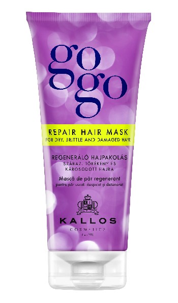 GOGO Regeneráló hajpakolás száraz hajra 200 ml 