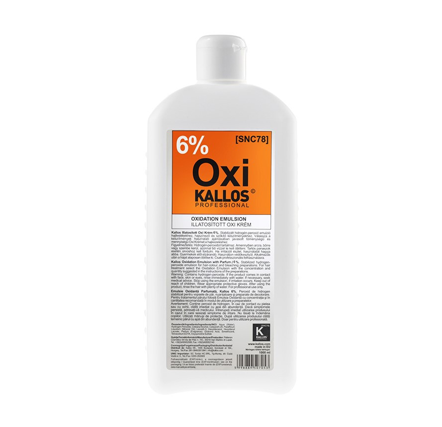 Kallos illatosított oxi krém 6% 1000 ml