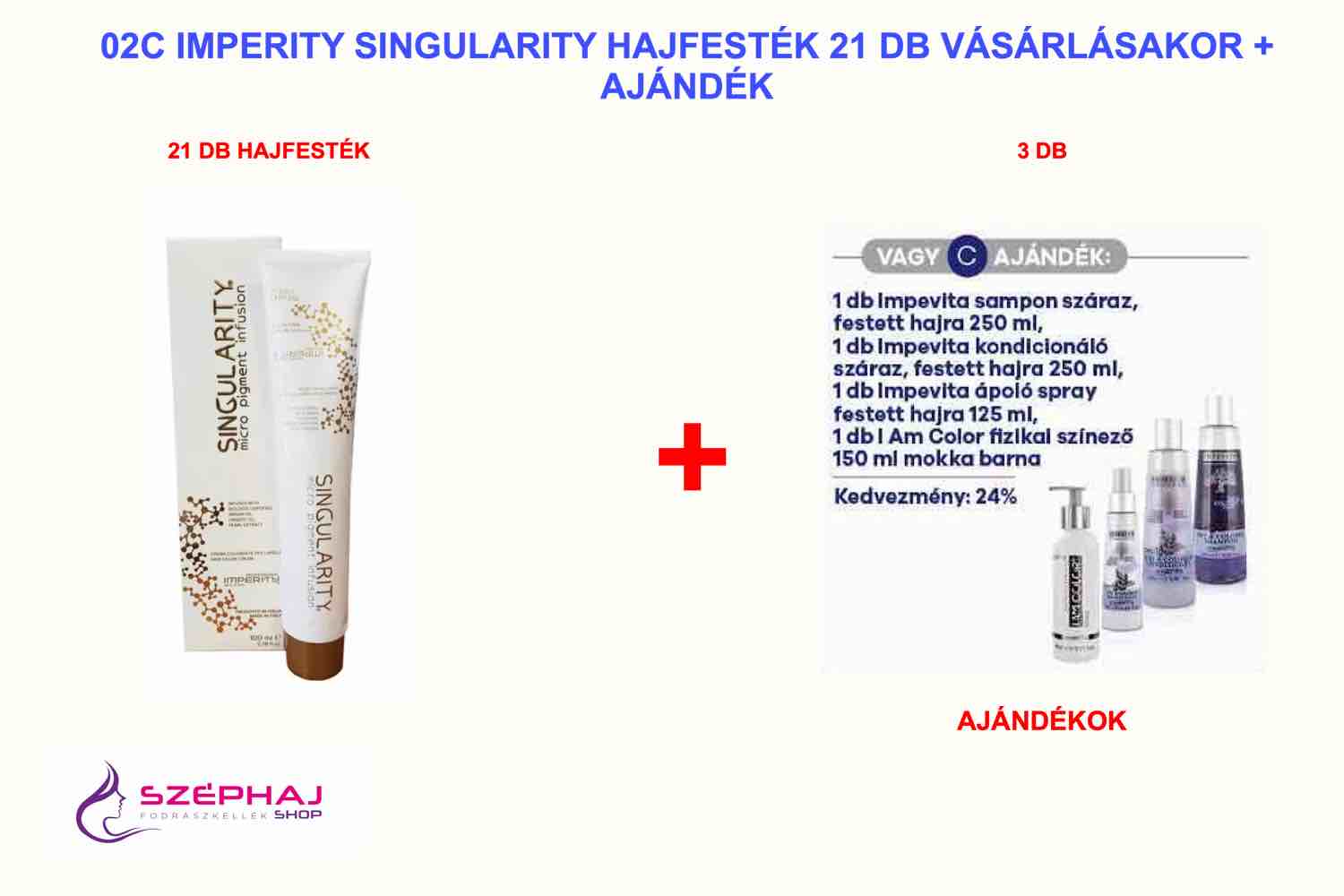 02C IMPERITY Singularity Hair Color Cream 100 ml 21+ AKCIÓ