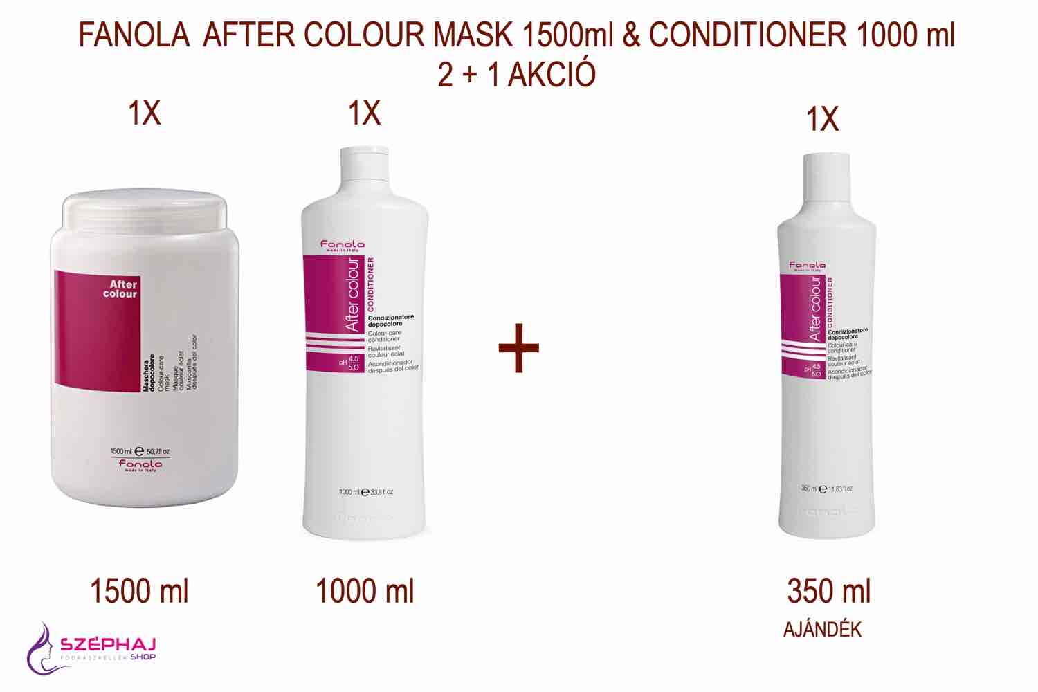 FANOLA After Colour Mask 1500 ml & Kondícionálló 1000 ml 2+1 AKCIÓ