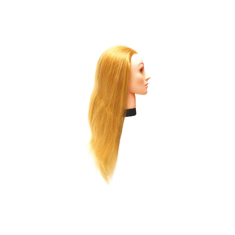 EUROStil Szemléltetőfej szintetikus haj (45-50 cm) + tartó Ref.: 02544