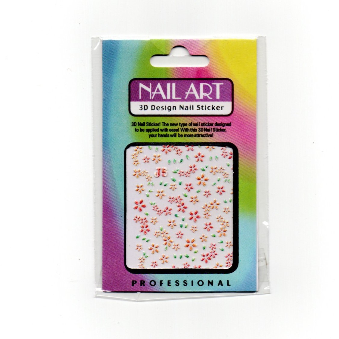 Nail Art 3D Díszítő körömmatrica J5