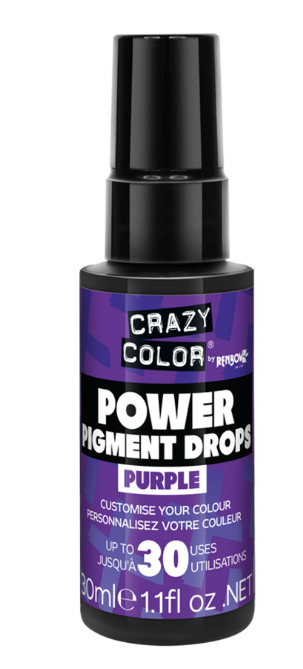 Crazy Color Power Pigment Drops Purple 30 ml