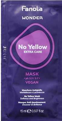 FANOLA Wonder No Yellow Extra Care maszk 15 ml