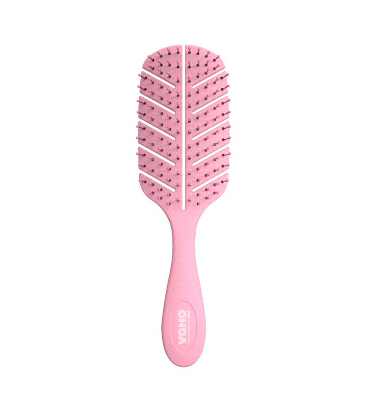 Wad Professional Beauty Detangling Hair Brush - hajkibontó kefe - Leaf Pink