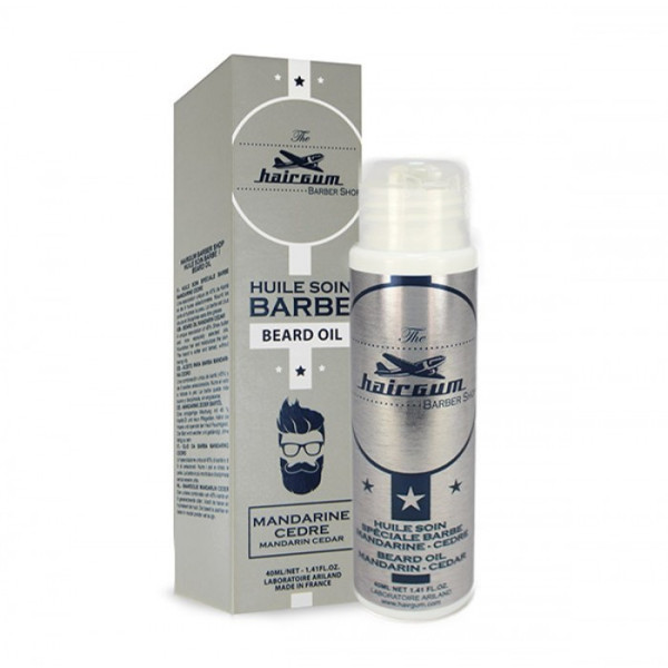 HAIRGUM Barber Shop Beard Oil 40 ml (Mandarin-Cédrus)