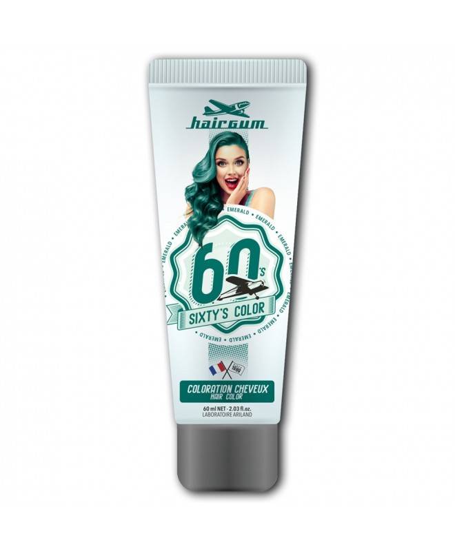 Hairgum Sixty's Color Hajszínező Emerald 60 ml