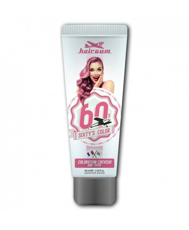 Hairgum Sixty's Color Hajszínező Pink 60 ml