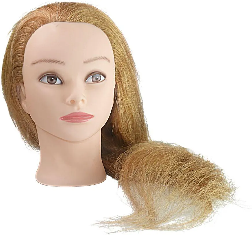 TOTO Hair Company MARY szemléltetőfej 100% emberi haj 55cm szőke szín 800067
