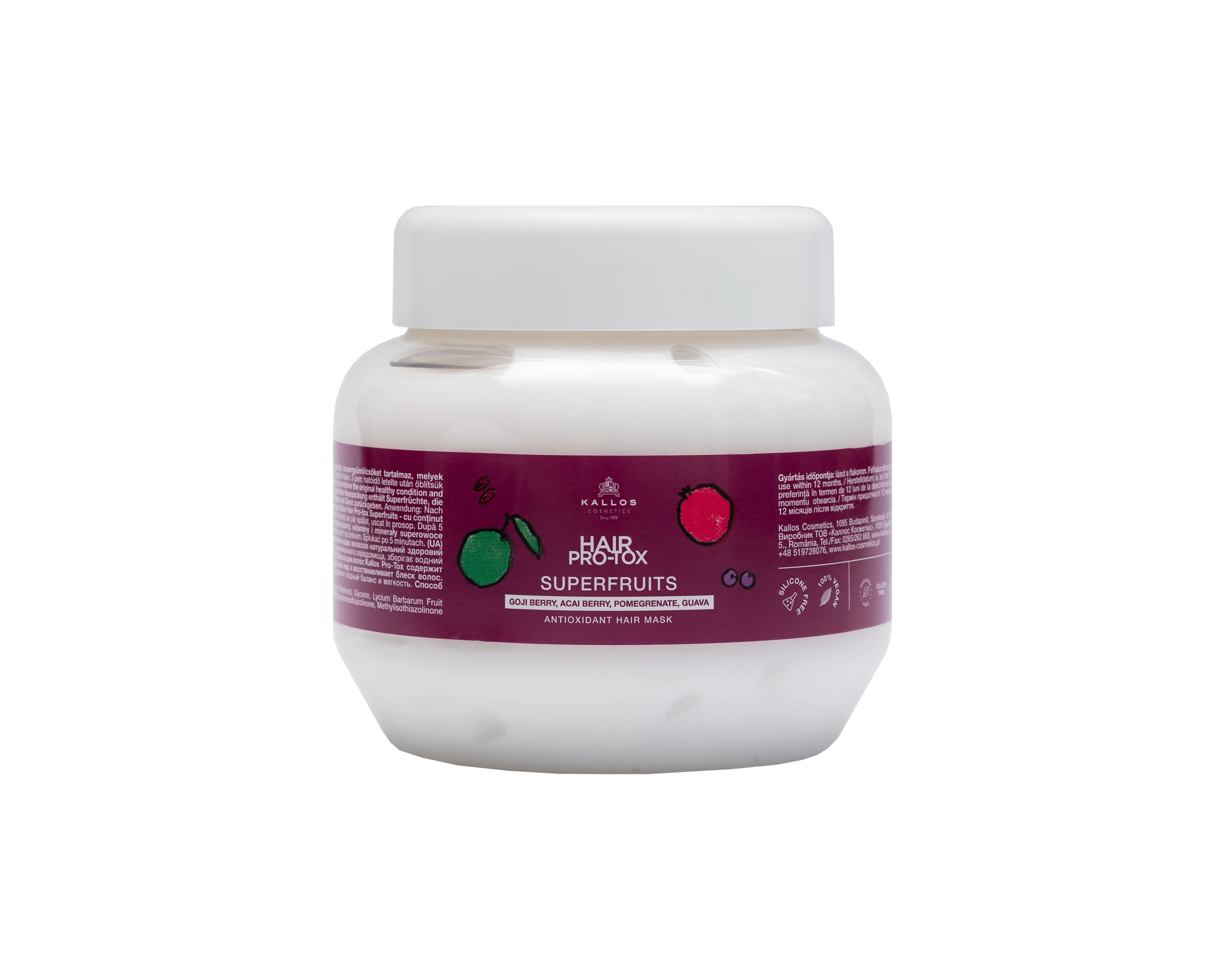 KALLOS Hair Pro-Tox Superfruits Antioxidant Hair Mask 275 ml