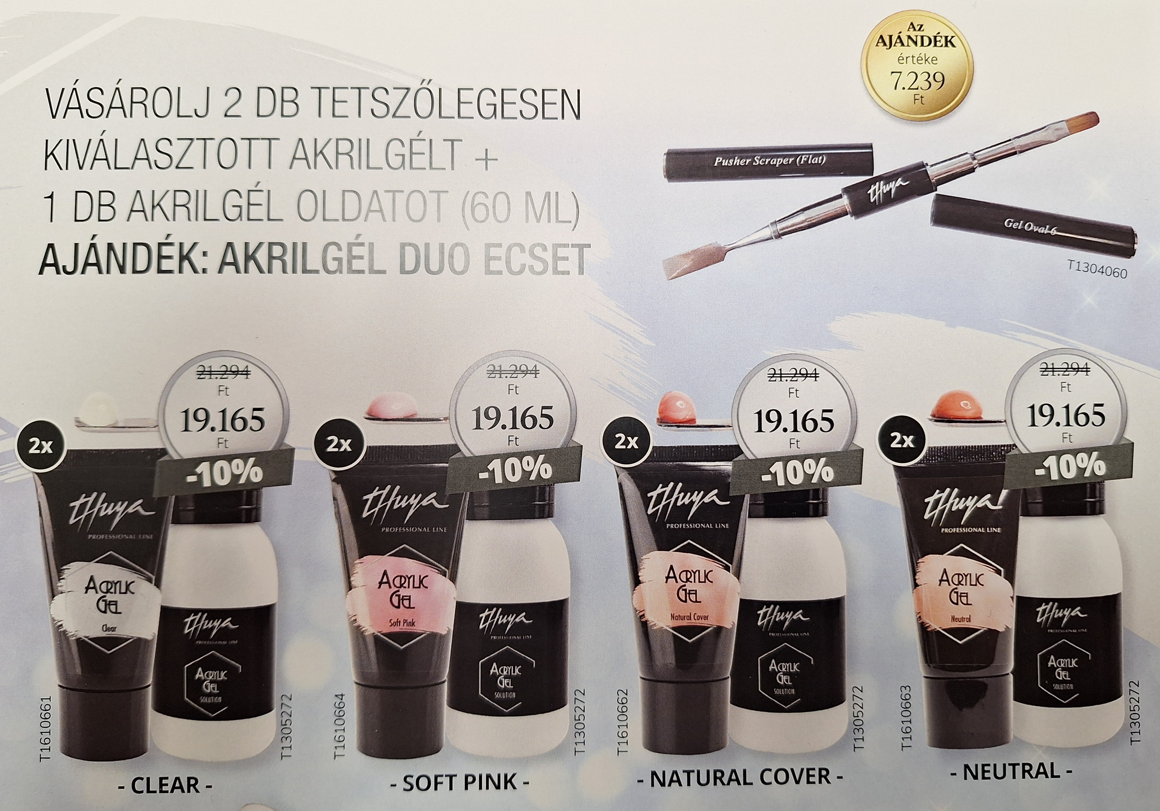 THUYA Acrylic Gel 2+1 AKCIÓ