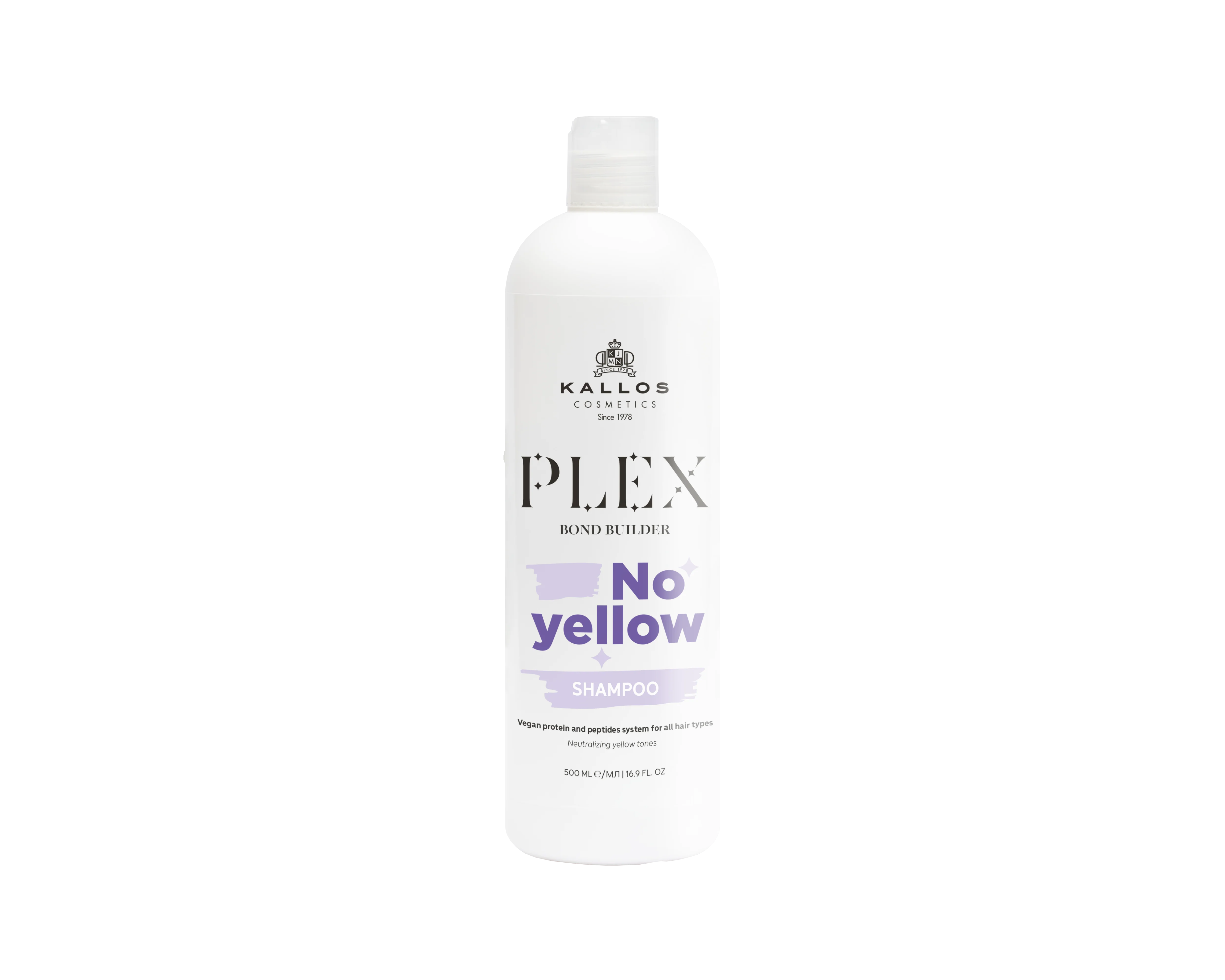 Kallos Plex Bond Builder No Yellow  Shampoo 500 ml