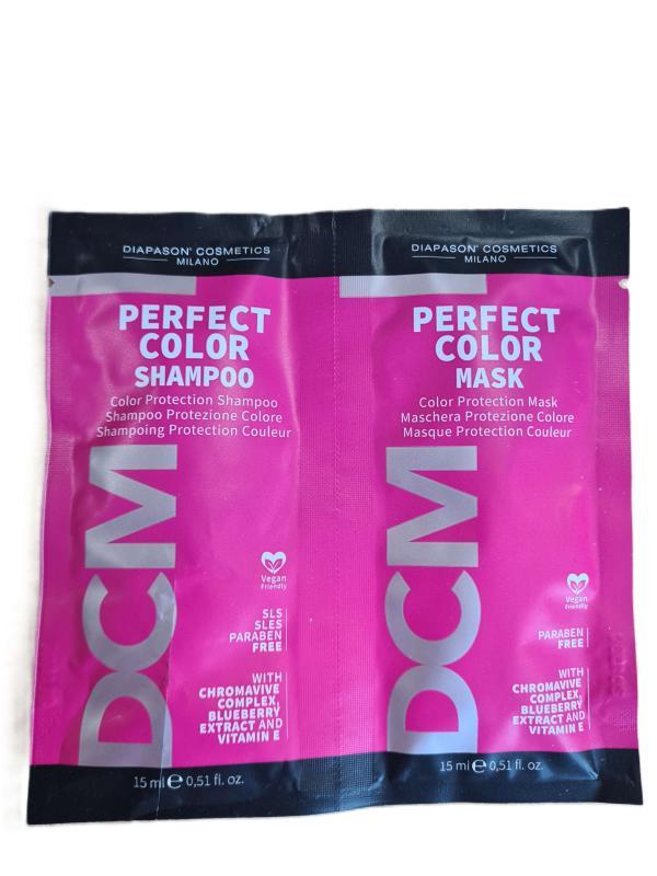 DCM Perfect Color Shampoo & Mask 2x15ml termékminta