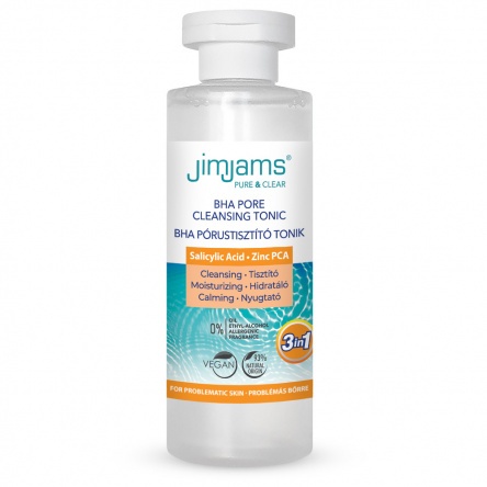 JimJams Pure & Clear BHA Pórustisztító tonik 200ml JJ3024