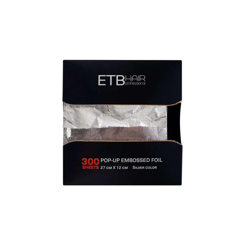 ETB Eldobható Dombornyomott Előre Vágott Alufólia 300db 27x12cm