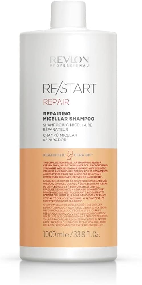 REVLON RE/START Repair Hajerősítő Micellás Sampon 1000 ml