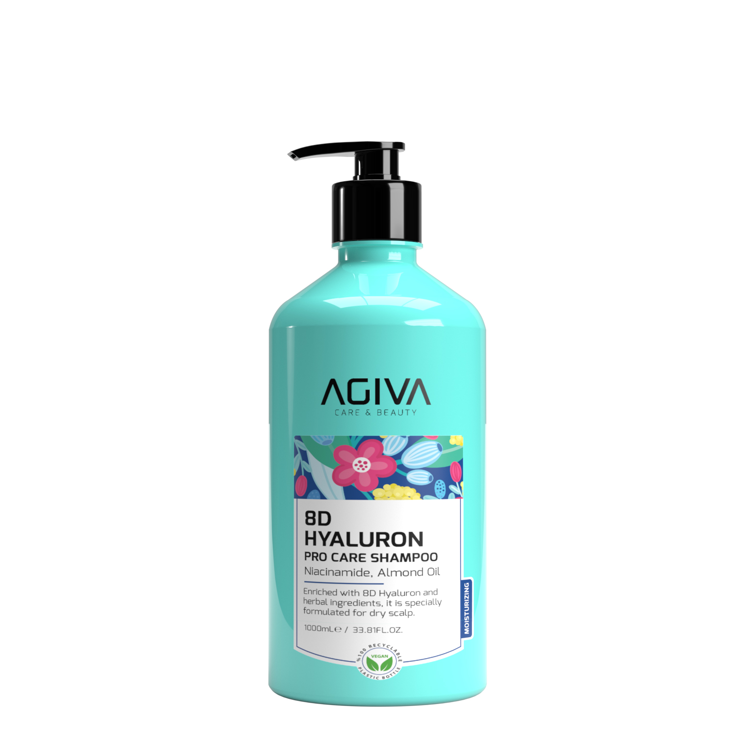 AGIVA 8D HYALURON Pro Care Shampoo 1000 ml