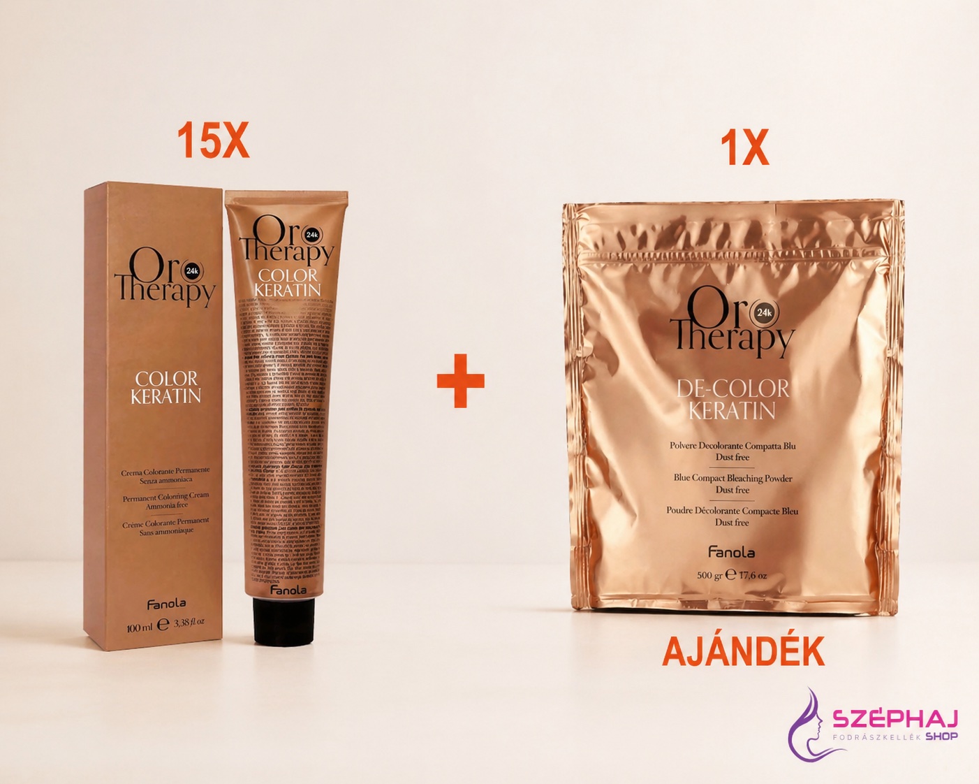 FANOLA ORO Therapy 24K Ammonia Free Permanent Color 100 ml 15+ AKCIÓ