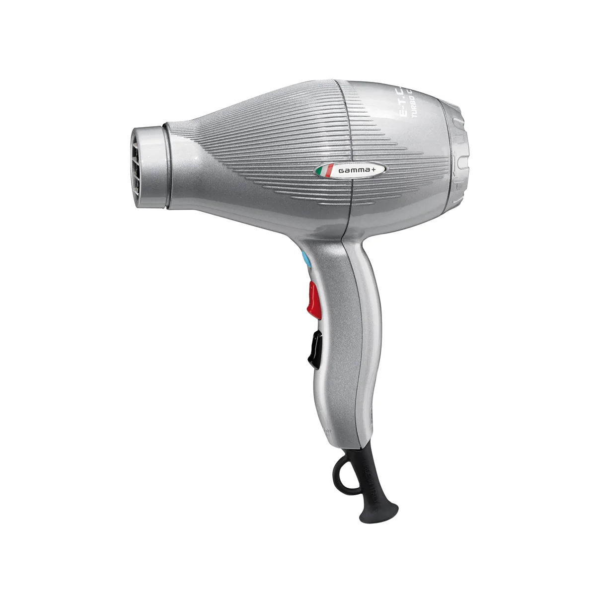 GAMMA+ E-T.C. Light PREMIUM Turbo Compressor Tormalionic Professzionális hajszárító 1800-2100 W  (Silver Fényes)