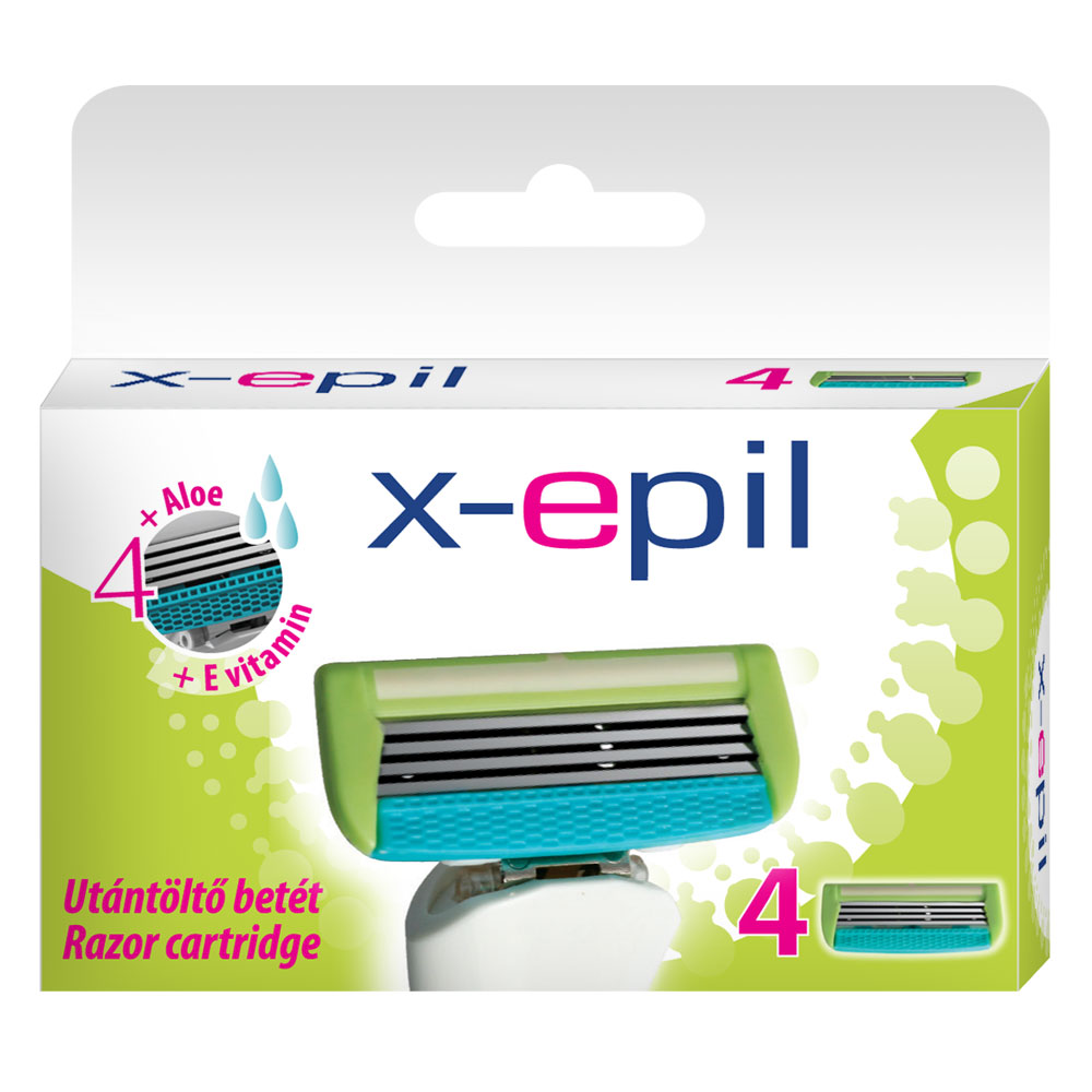 X-Epil Női borotva betét 4 pengés/4db XE9243