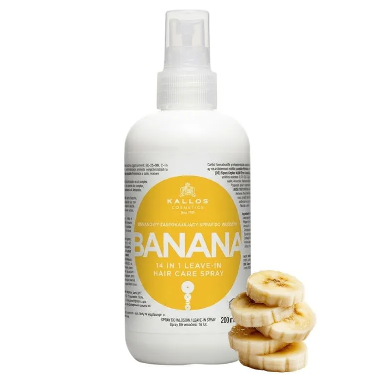 KJMN Banana 14 in 1 Hajban Maradó Hajápoló Spray 200 ml