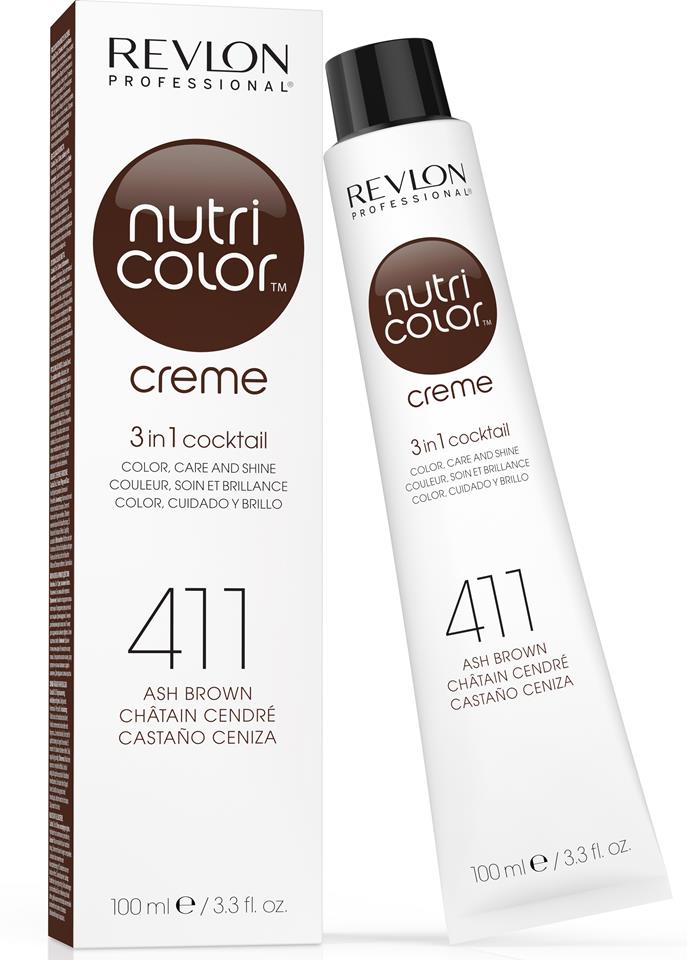 Revlon Nutri Color Creme 411 Ash Brown 100 ml