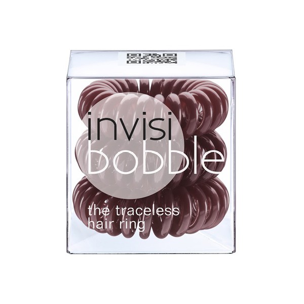 InvisiBobble spirál hajgumi 3 db (Pretzel Brown - barna)