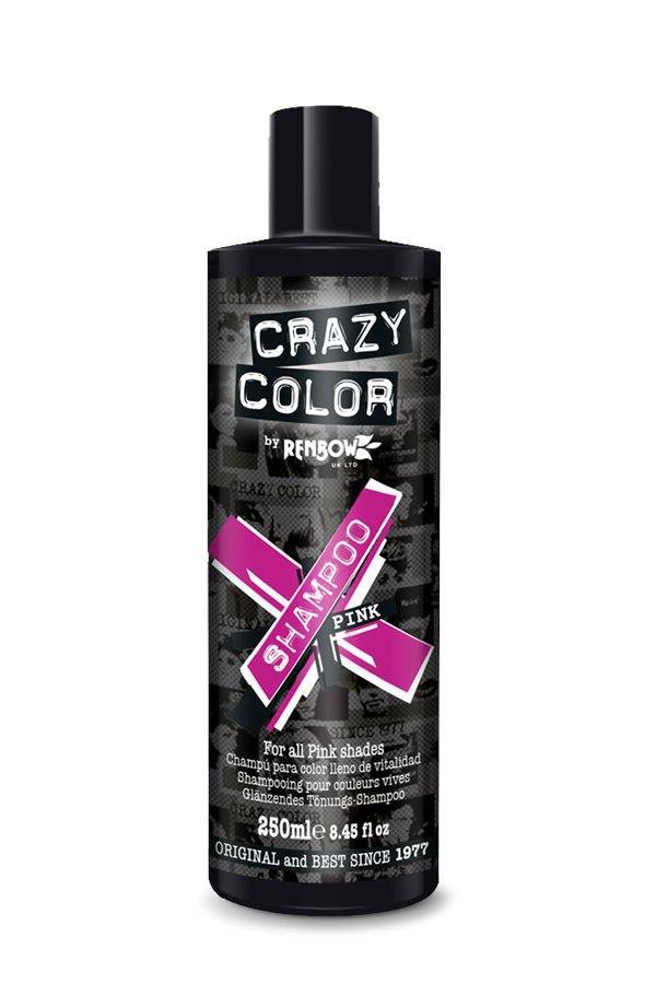 CRAZY COLOR Shampoo Pink - For all pink shades 250 ml