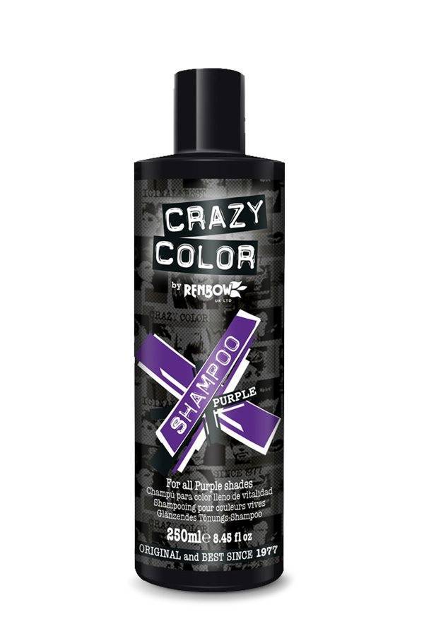 CRAZY COLOR Shampoo Purple - For all purple shades 250 ml