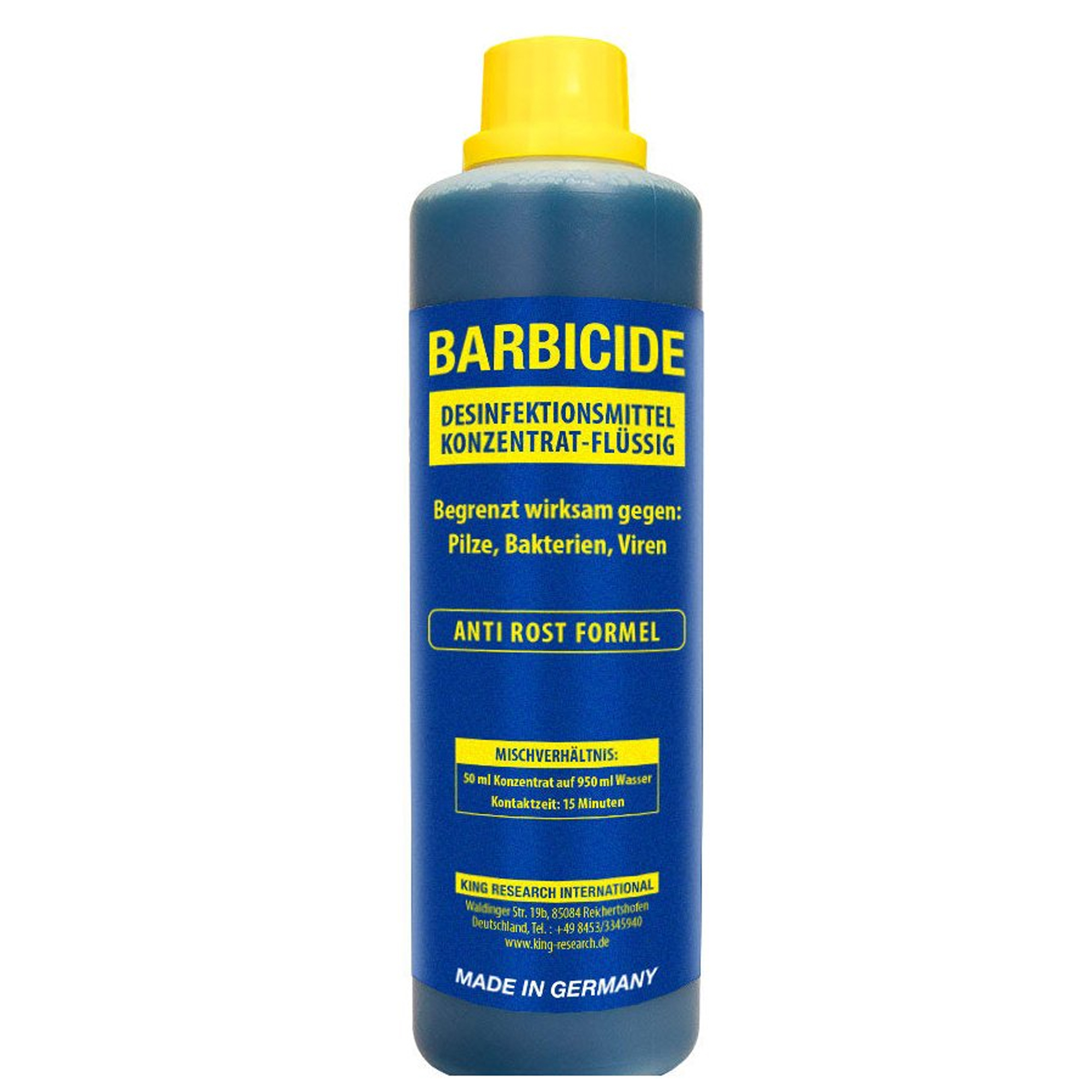 Barbicide kék fertőtlenítő koncentrátum (folyékony)  500 ml