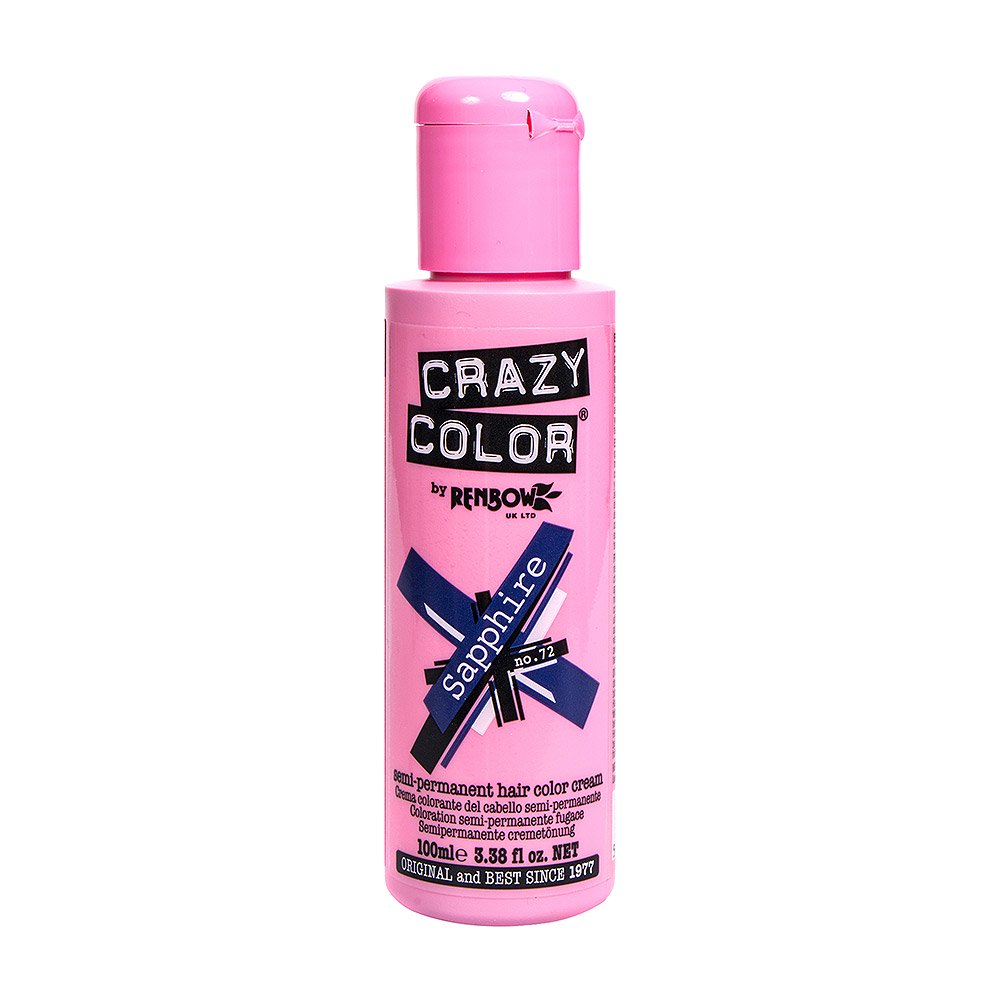 Crazy Color 72 Sapphire 100 ml (Zafír)